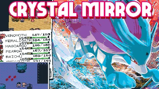 Pokémon Crystal Mirror background